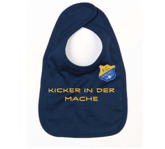 Baby Lätzchen "Kicker in der Mache"